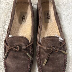 UGG Women's Brown Suede Moccasins
